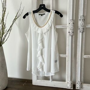 White top with metal chain, Small